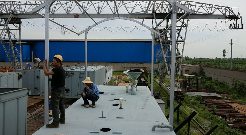 大慶油田油罐設(shè)備遮陽篷施工驗(yàn)收